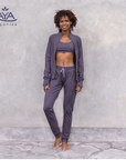 Jaya Fashion Yoga Pant Paloma - purple melange