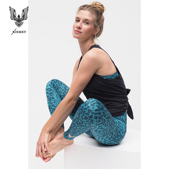 Kismet Ganga Leggings 7/8 - leo turquoise