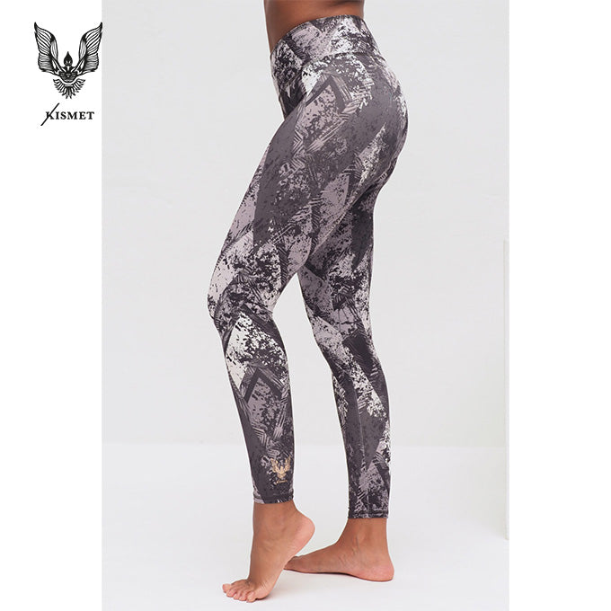 Kismet Ganga Legging - black white tropicana