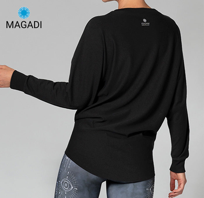 Magadi Yoga Sweater Anna - schwarz