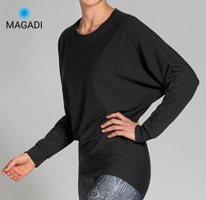 Magadi Yoga Sweater Anna - schwarz