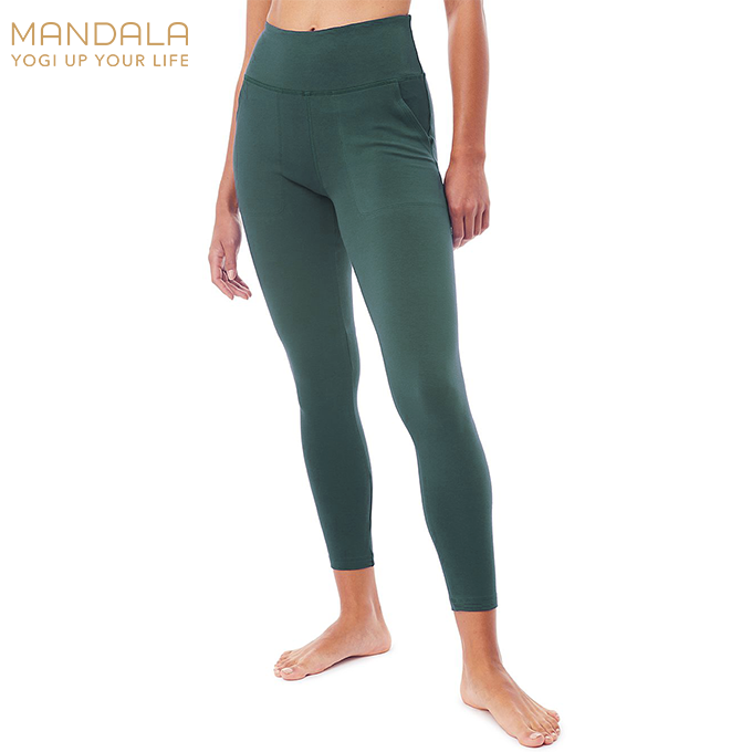 Mandala Cropped Pocket Tight -salvia