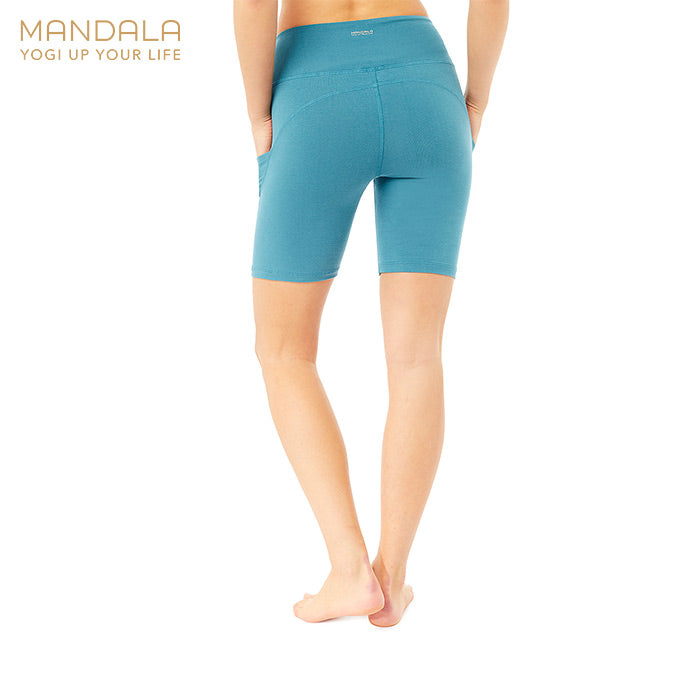 Mandala Biker Shorts bolshoi green - Gr. XS
