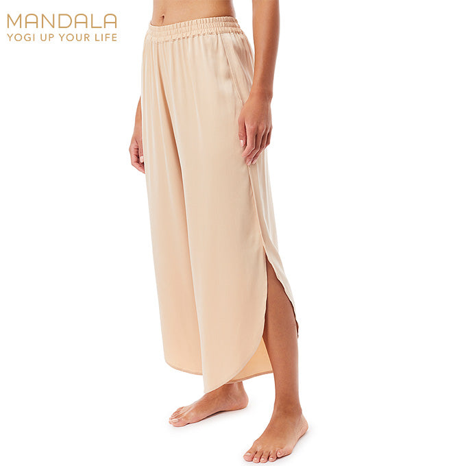 Mandala Tulum Pants aus veganer Seide - raw