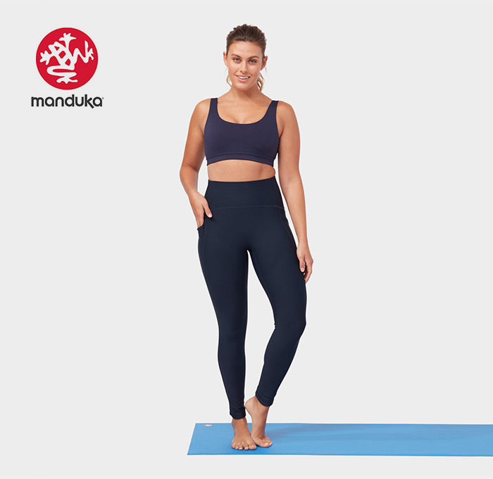 Manduka® presence legging dark sapphire