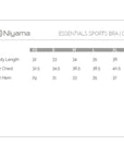 Niyama Sports Bra Crossed Back - black