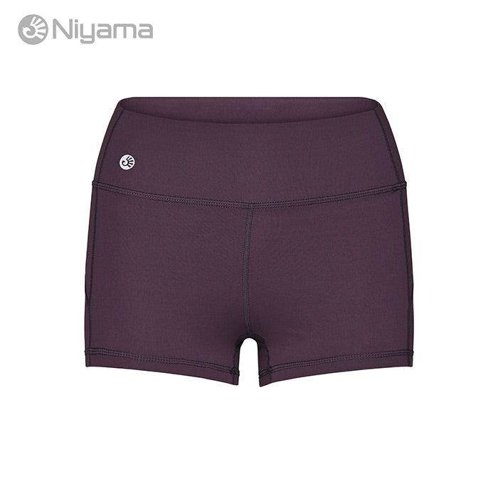 Niyama Gym Shortie Yoga Short Tights dark purple
