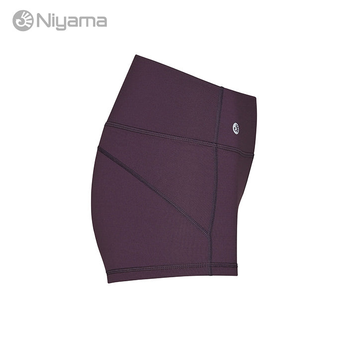 Niyama Gym Shortie Yoga Short Tights dark purple