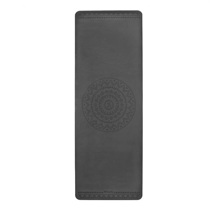 Phoenix PU Mat Black Ethno Mandala mit Naturkautschuk - schwarz