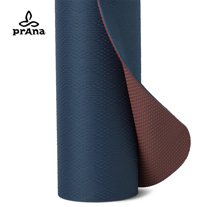 prAna E.C.O. TPE Yoga Mat Atlantic Blau