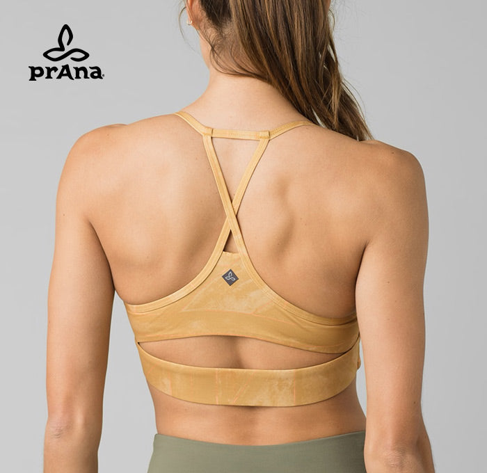 prAna Wander Often Bra Toffee Glow - Gr. XS