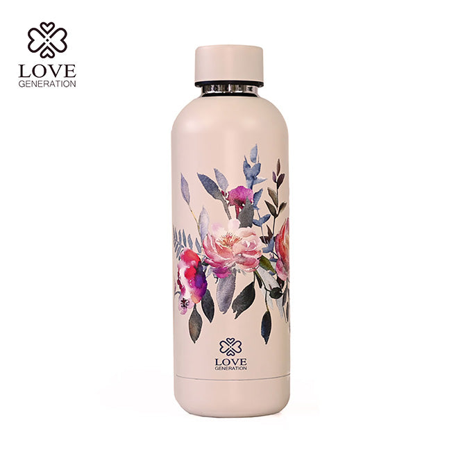 Trinkflasche Love - Precious Pink Flowers