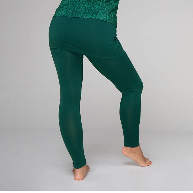Hip Skirt Yoga Leggings mit Rock - dunkelgrün