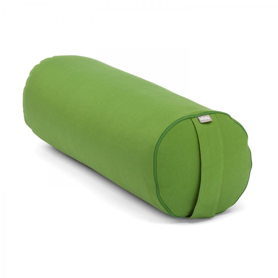 Yoga Bolster Rund ECO mit Dinkelspelz - Bio Baumwolle