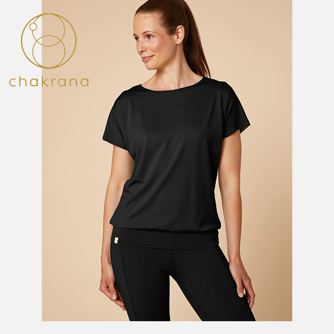 Yoga Shirt chakrana Indrani - schwarz