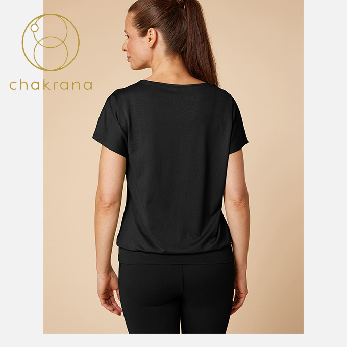 Yoga Shirt chakrana Indrani - schwarz